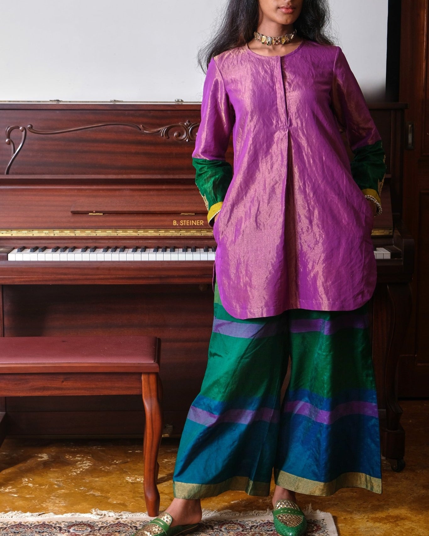 Amrapali Malhar Set - RTS - CiceroniKurta Set, Festive WearRaga & Co.