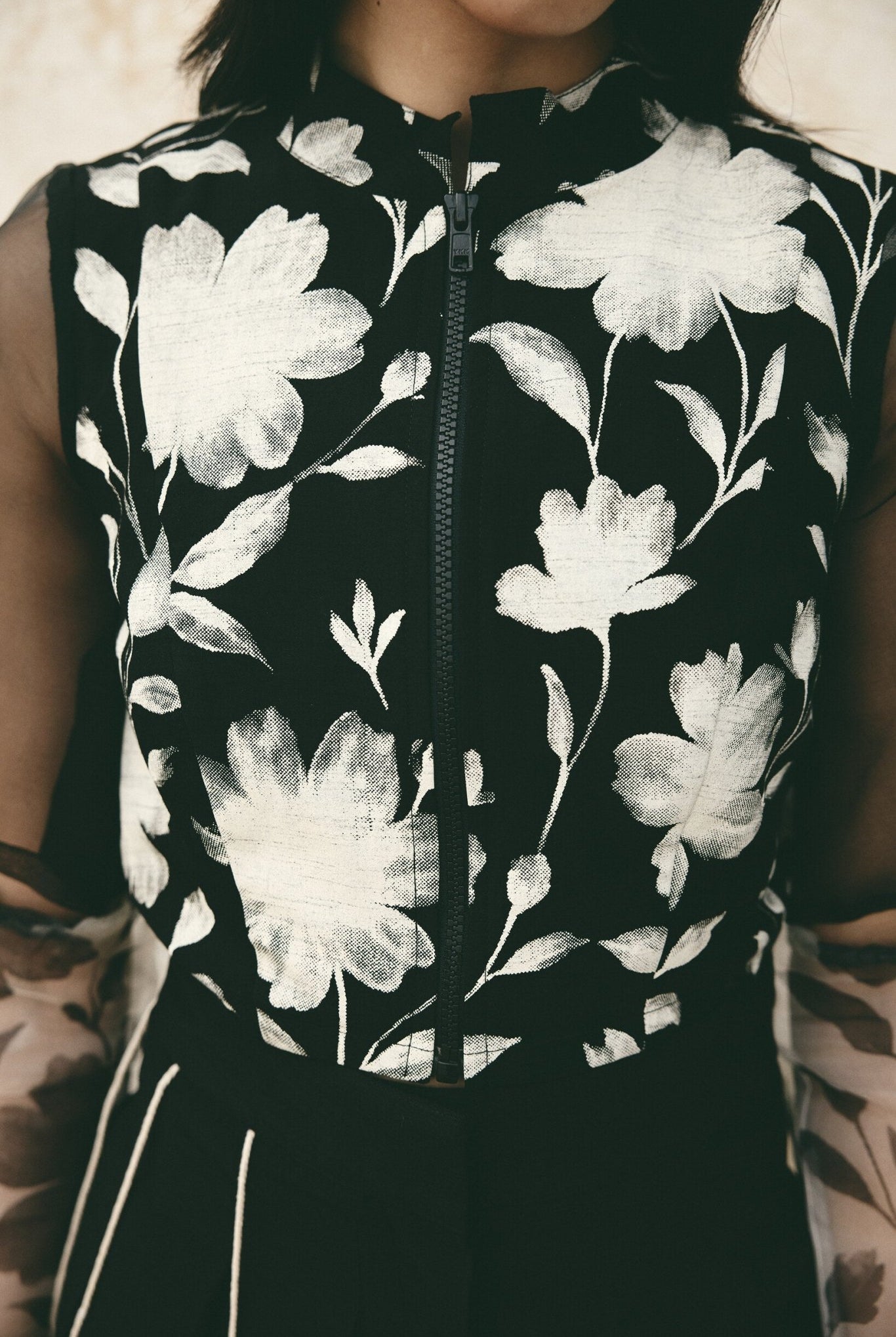 AN Bloom Crop Top - Black - CiceroniCrop TopATBW