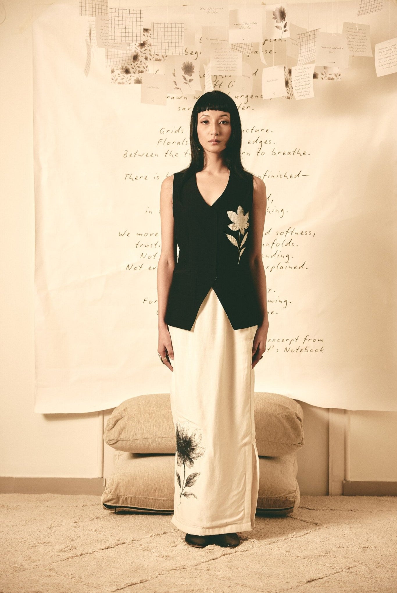 AN Bloom Pencil Skirt - CiceroniSkirtsATBW