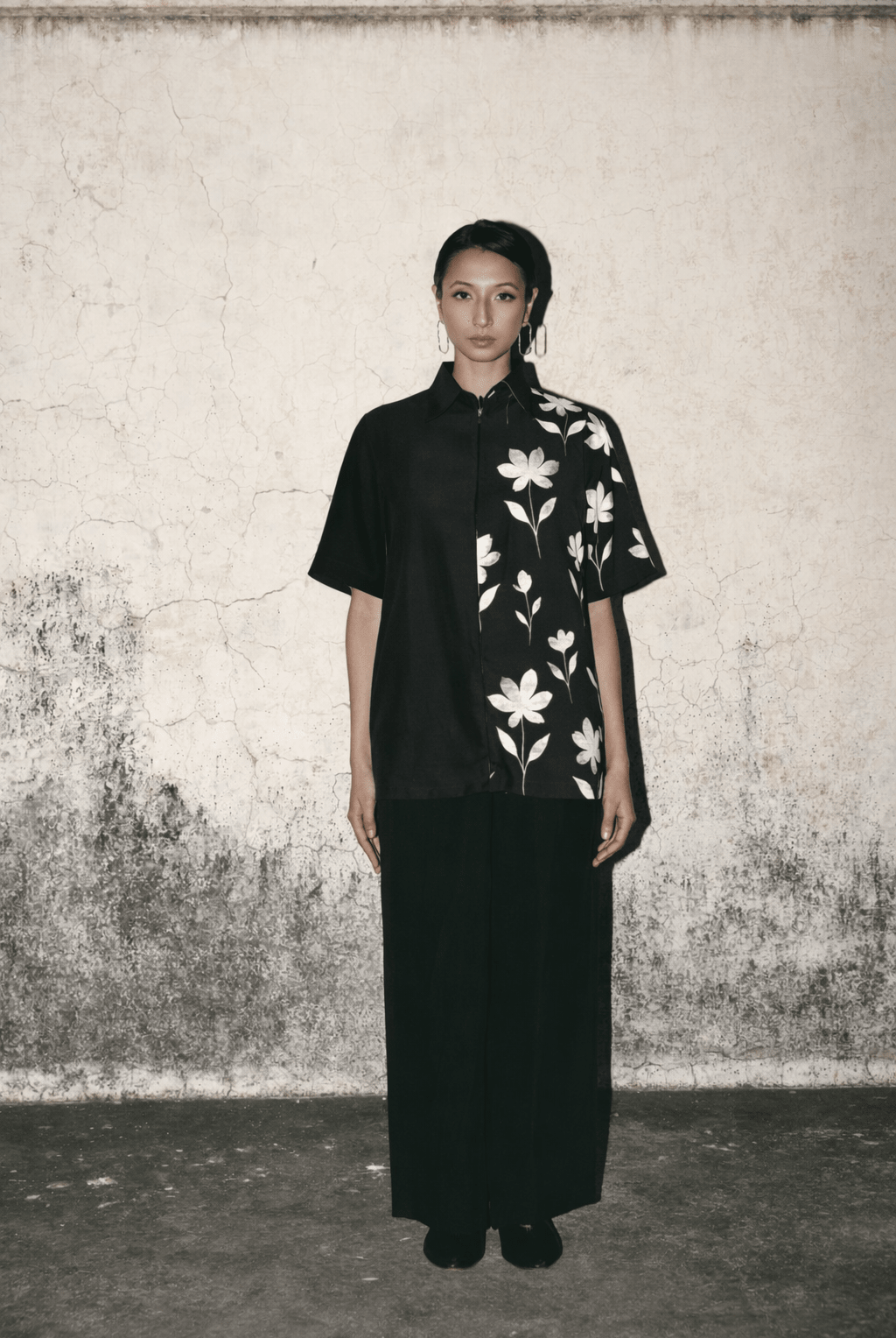 AN Canvas Shirt Set - Black - CiceroniCo - ord SetATBW
