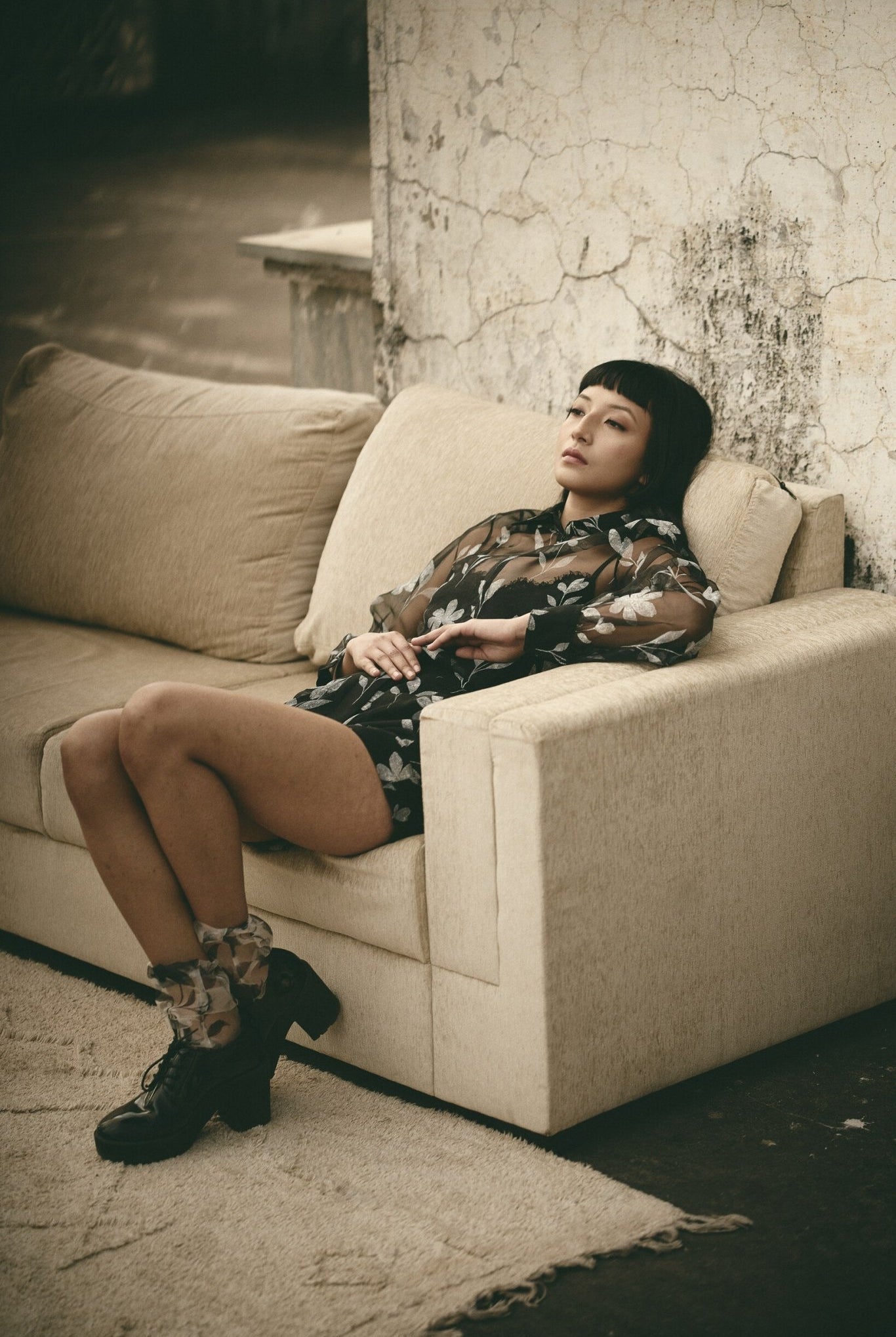 AN Floral Organza Shorts - CiceroniShortsATBW