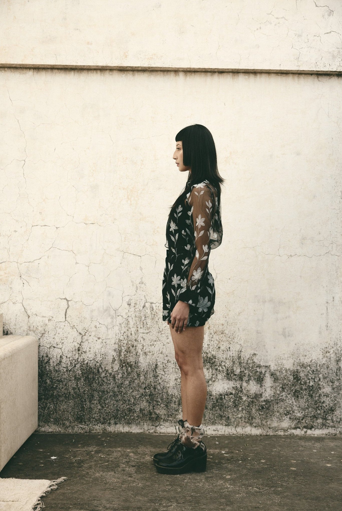 AN Floral Organza Shorts - CiceroniShortsATBW