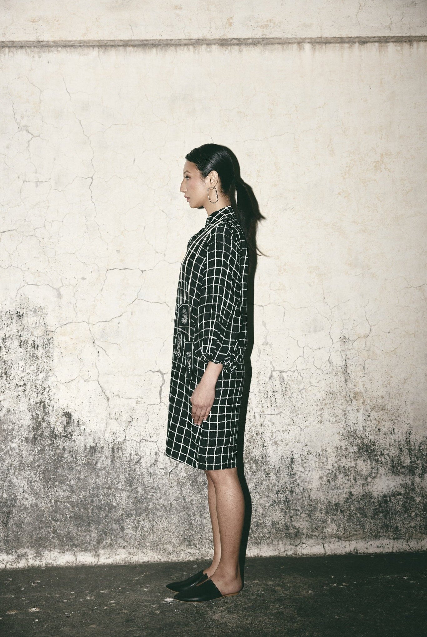 AN Grid Comfort Dress - CiceroniDressesATBW