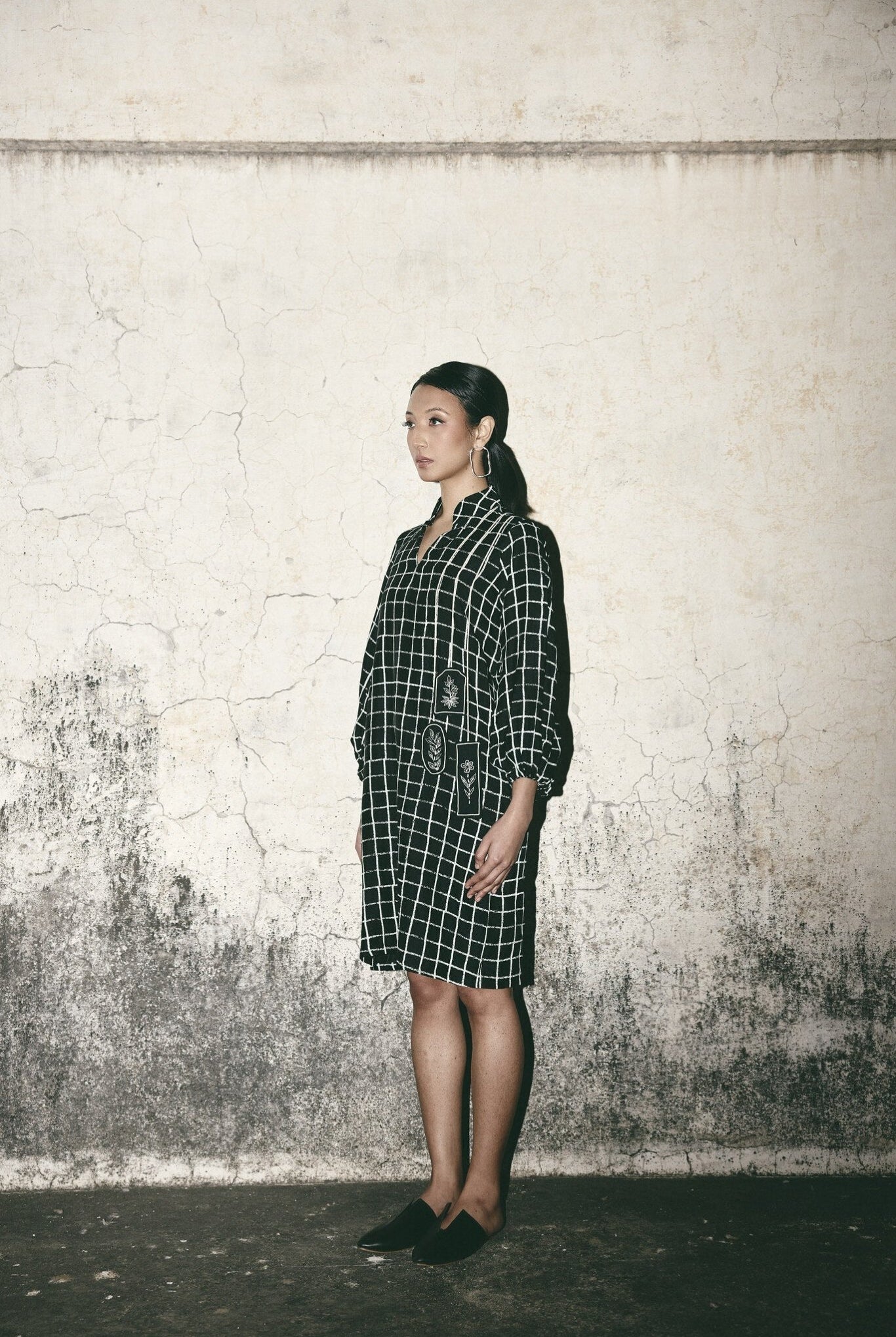 AN Grid Comfort Dress - CiceroniDressesATBW