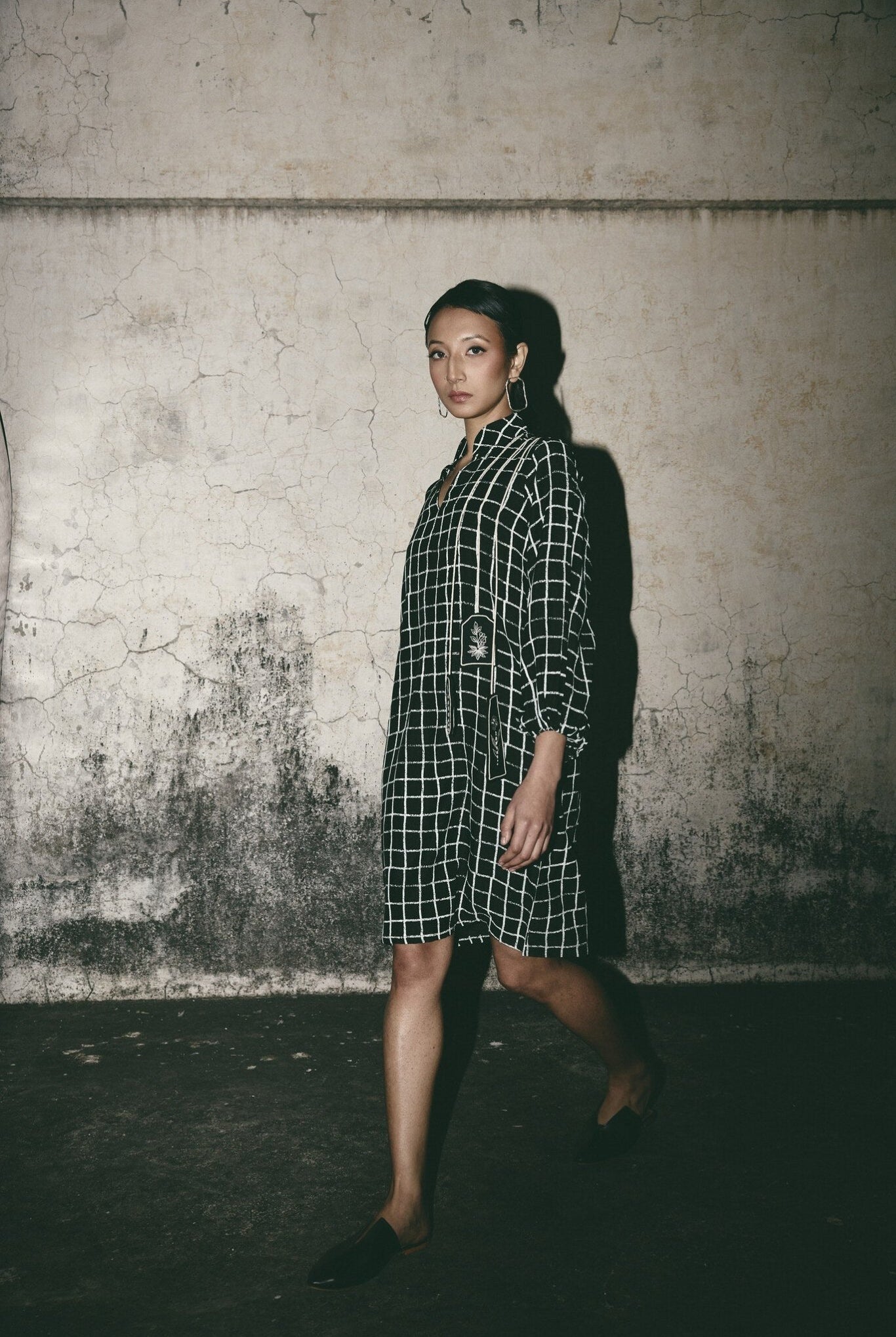 AN Grid Comfort Dress - CiceroniDressesATBW