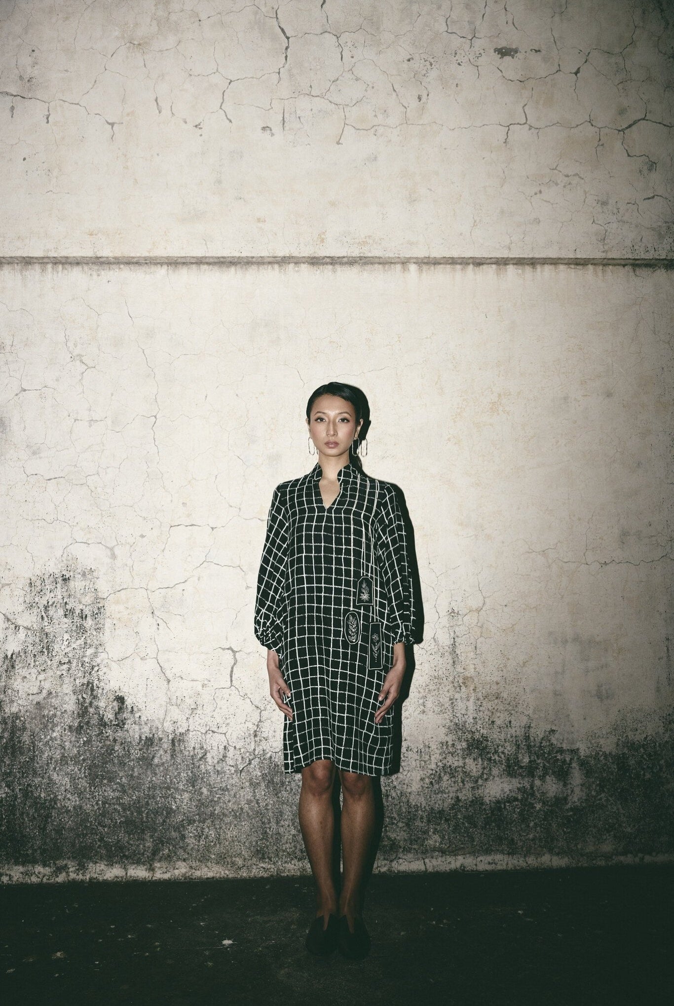 AN Grid Comfort Dress - CiceroniDressesATBW