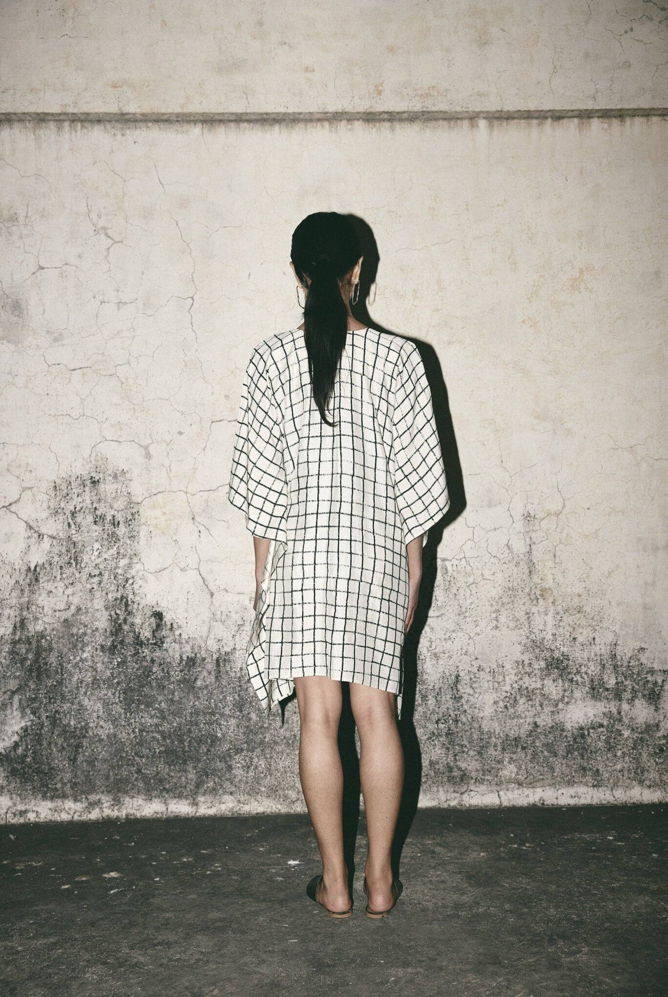 AN Grid Kaftan Dress - CiceroniDressesATBW