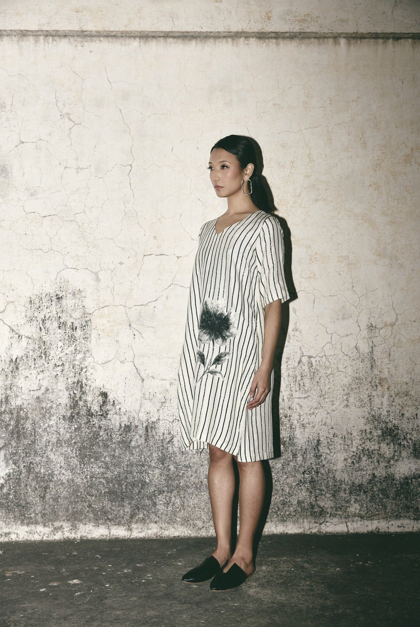 AN Stripe Bloom Dress - CiceroniDressesATBW