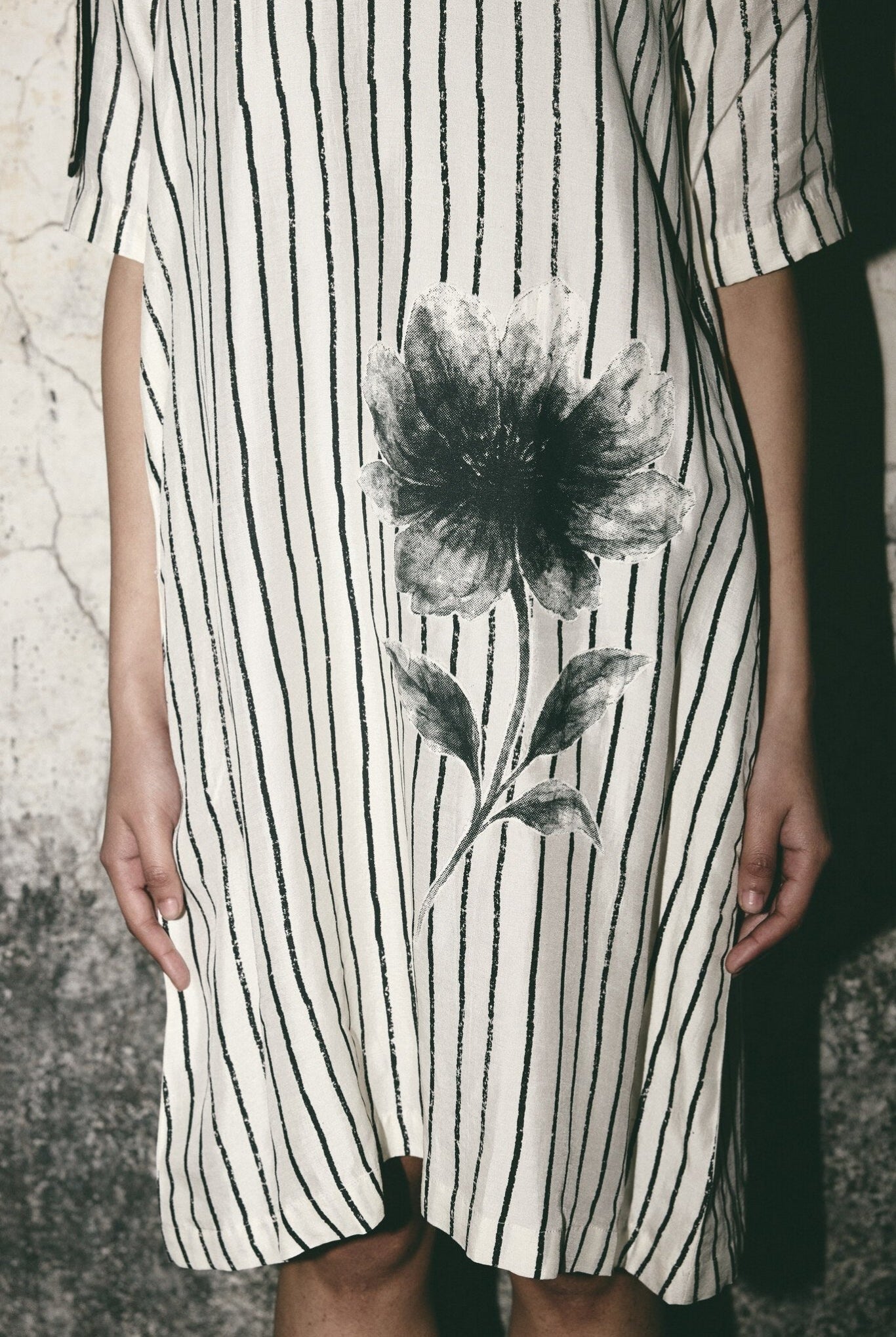 AN Stripe Bloom Dress - CiceroniDressesATBW