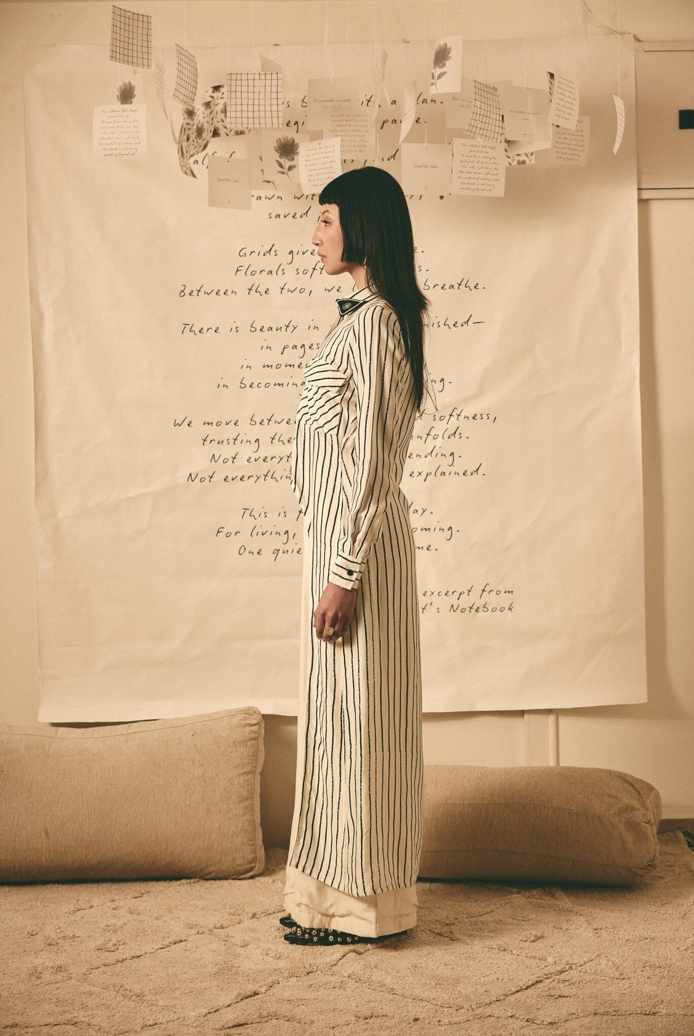 AN Stripe Long Shirt - CiceroniWomen ShirtsATBW