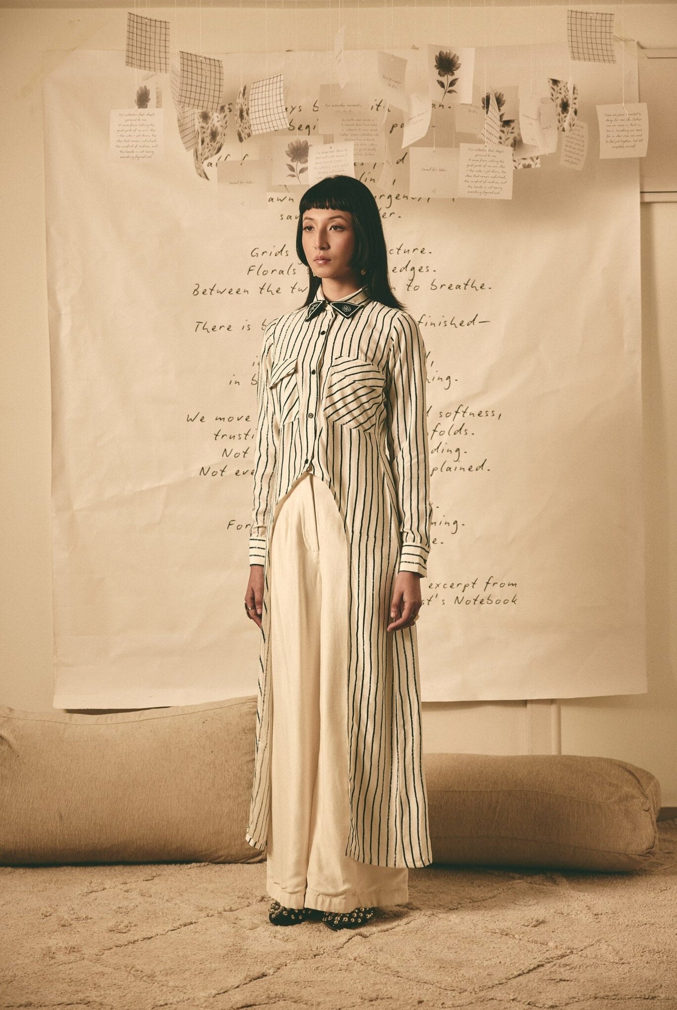 AN Stripe Long Shirt - CiceroniWomen ShirtsATBW