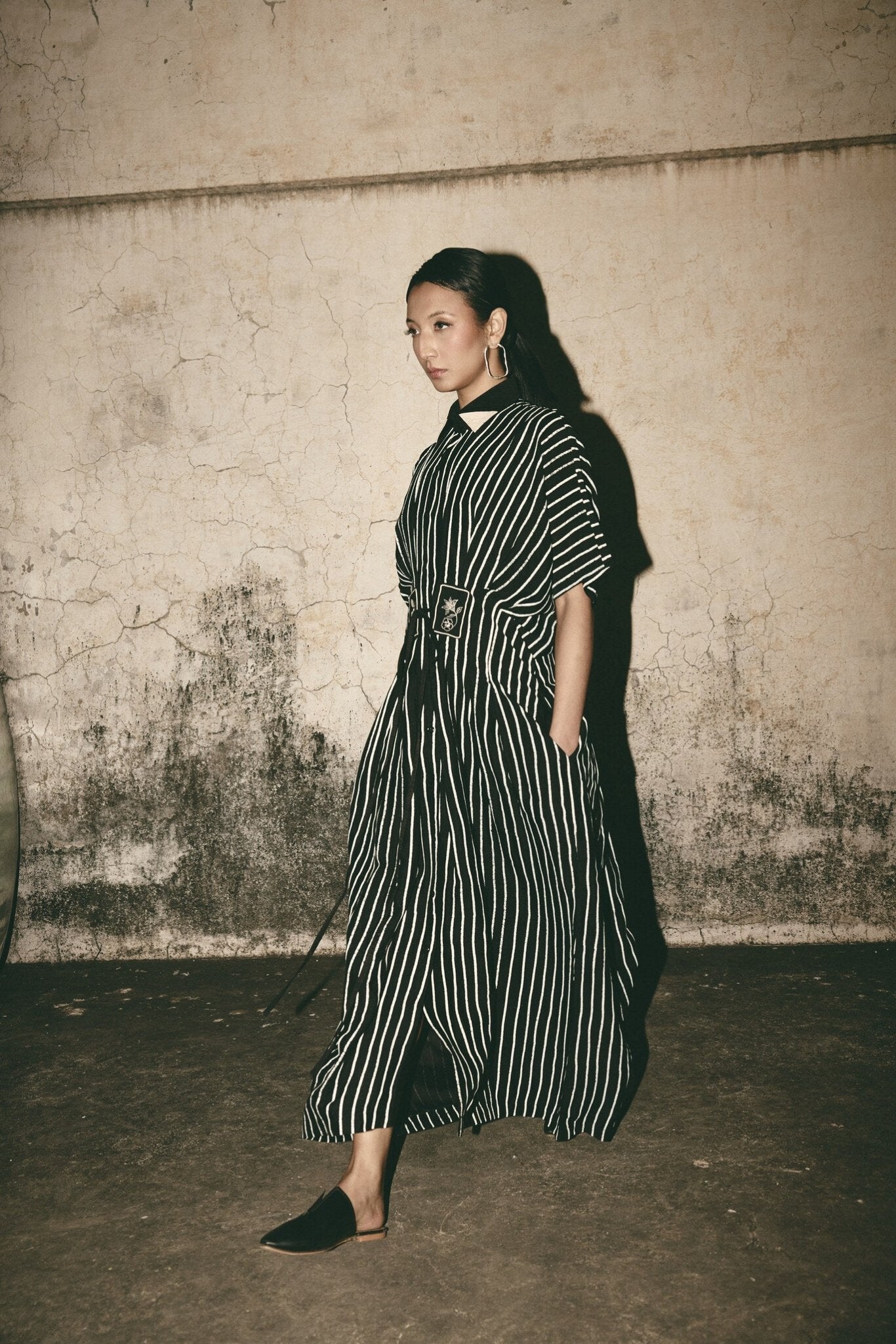 AN Stripe Midi Dress - CiceroniDressesATBW