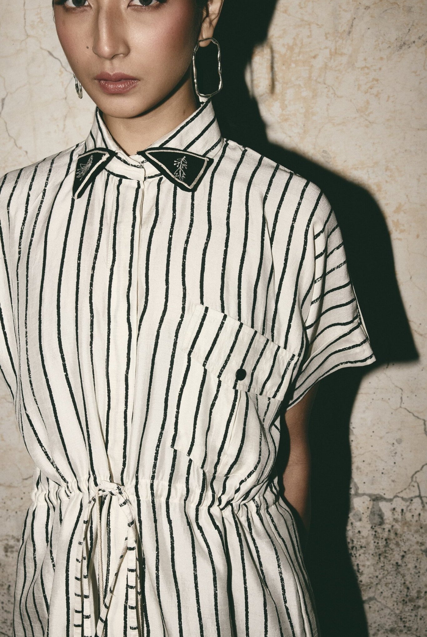 AN Stripe Tie Up Shirt - CiceroniWomen ShirtsATBW