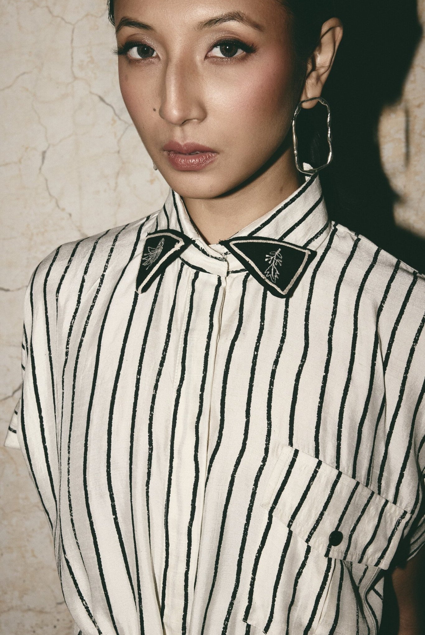 AN Stripe Tie Up Shirt - CiceroniWomen ShirtsATBW