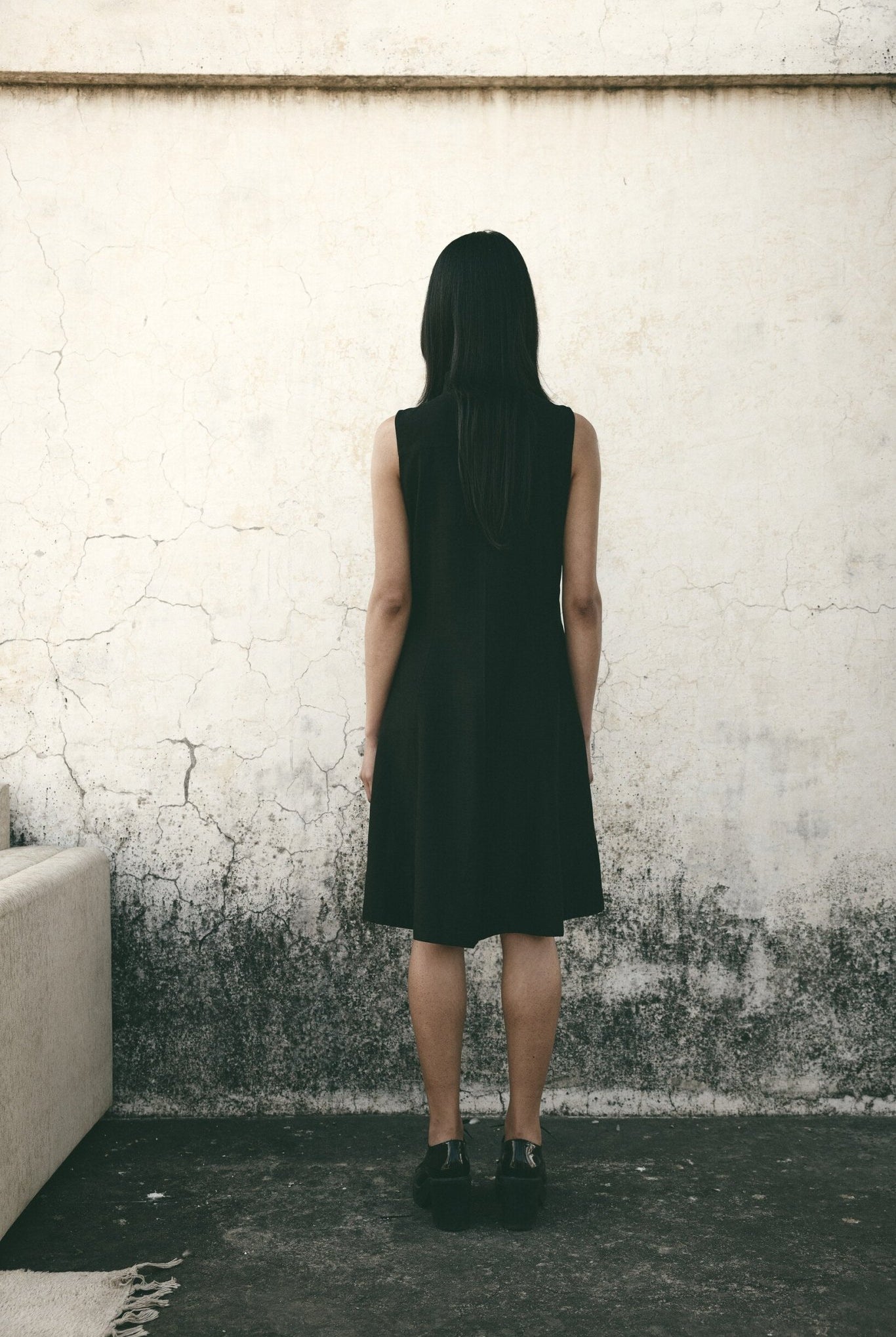 AN Trench Dress Black - CiceroniDressesATBW