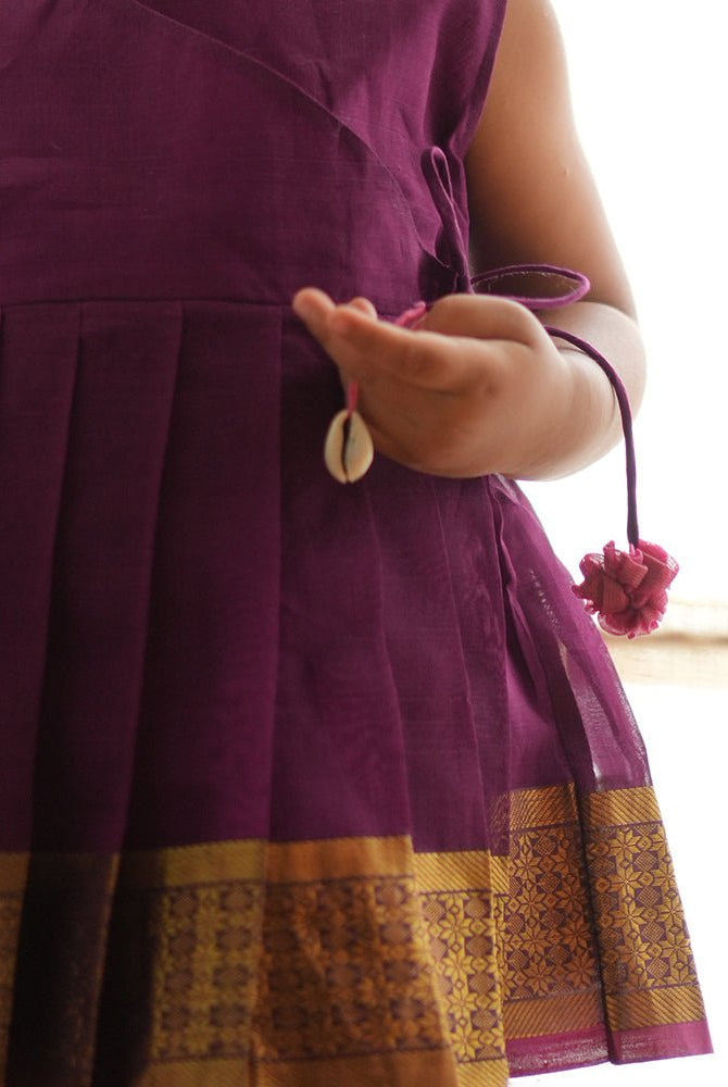 Anagha Sharara Co - ord Set in Purple - CiceroniKurta Set, Festive WearLove The World Today