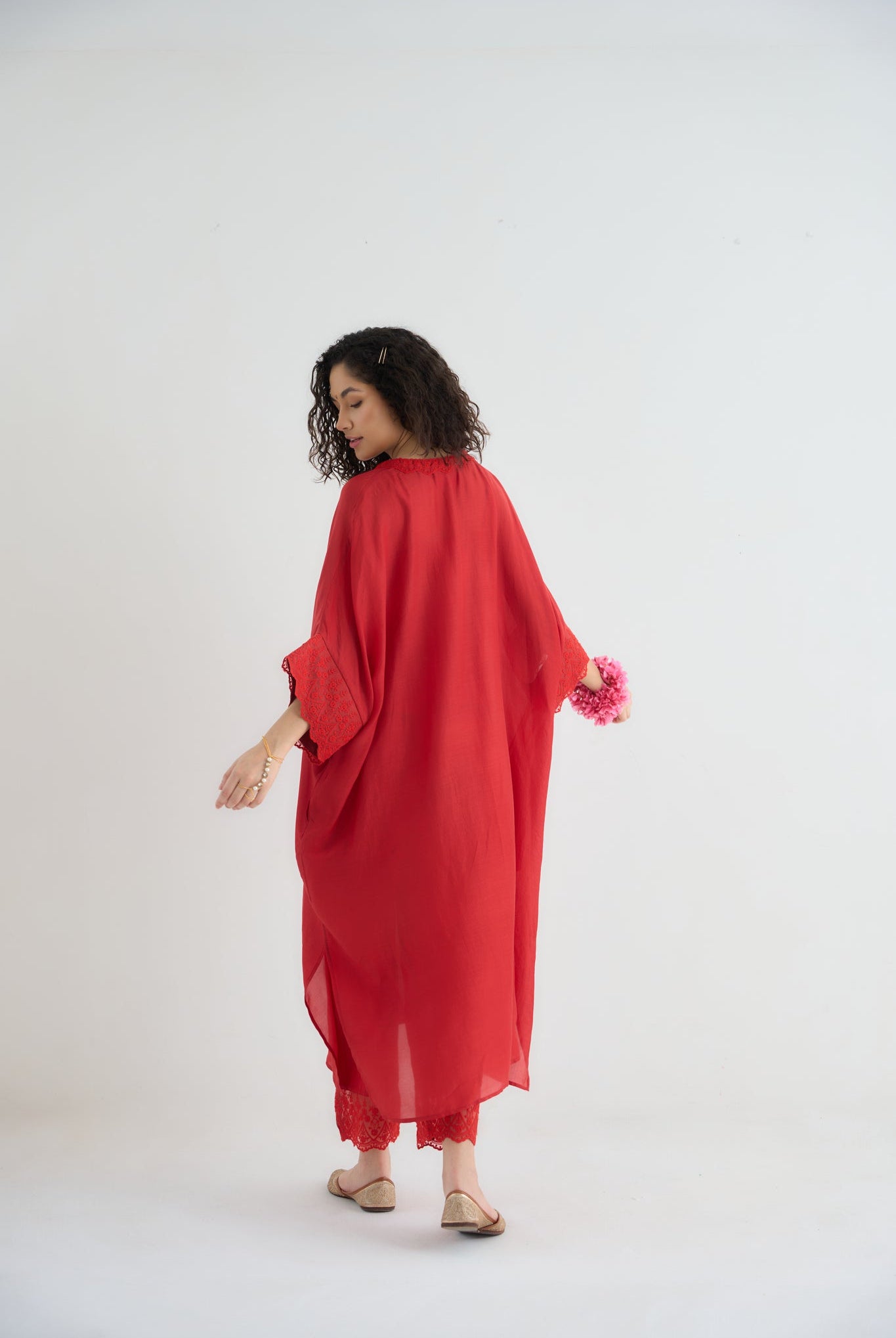 Angela Kaftan Kurta - Red - CiceroniKurta, Festive WearRAAS Life