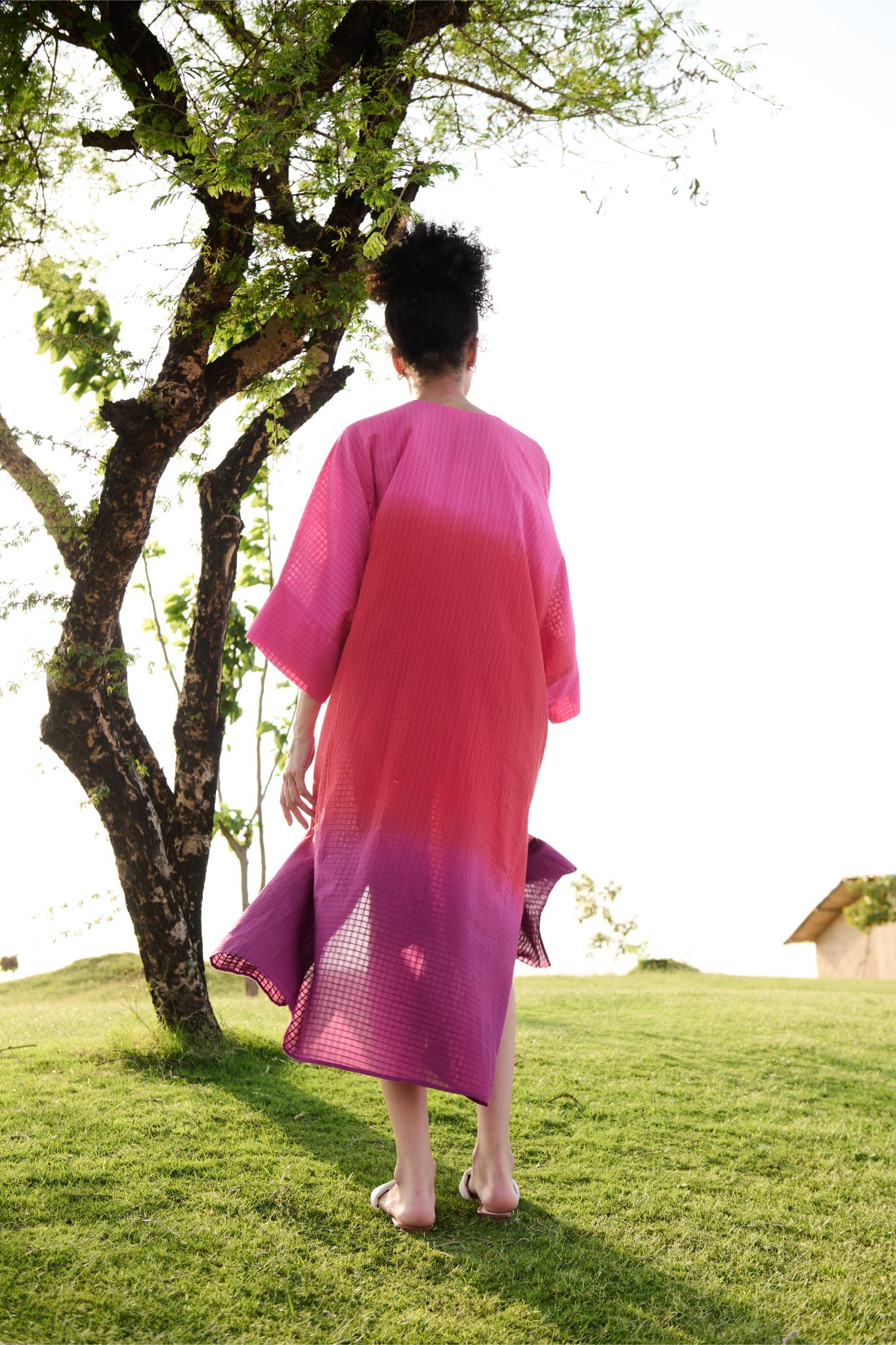 Angela Kaftan - Pink Red Purple Ombre - CiceroniKaftanRAAS Life