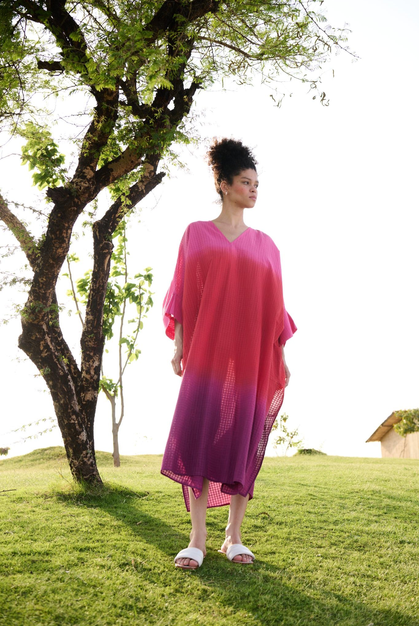 Angela Kaftan - Pink Red Purple Ombre - CiceroniKaftanRAAS Life