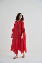 Angela Kaftan Set - Red - CiceroniKurta Set, Festive WearRAAS Life