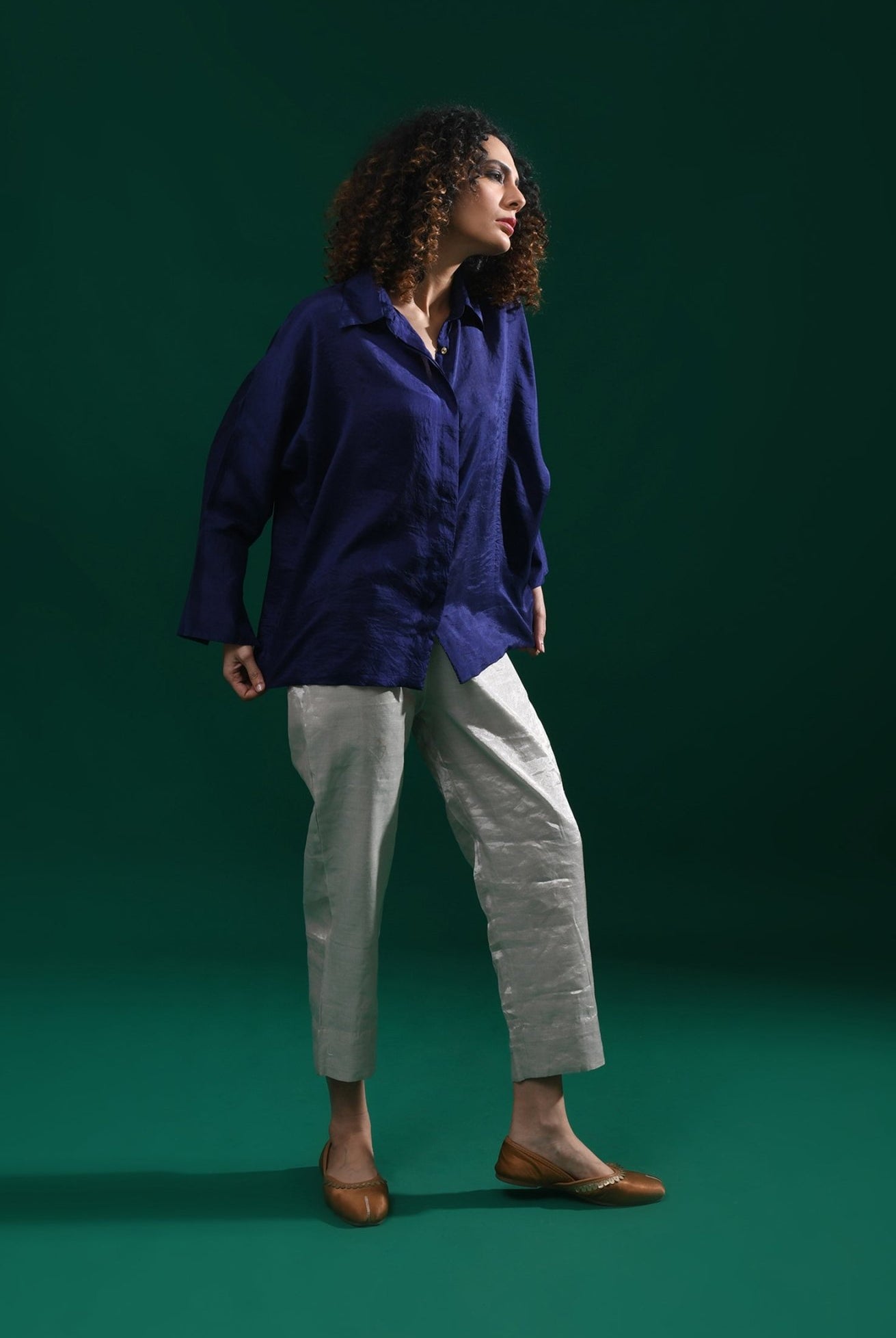 Angela Silk Shirt - CiceroniShirtsHiranya