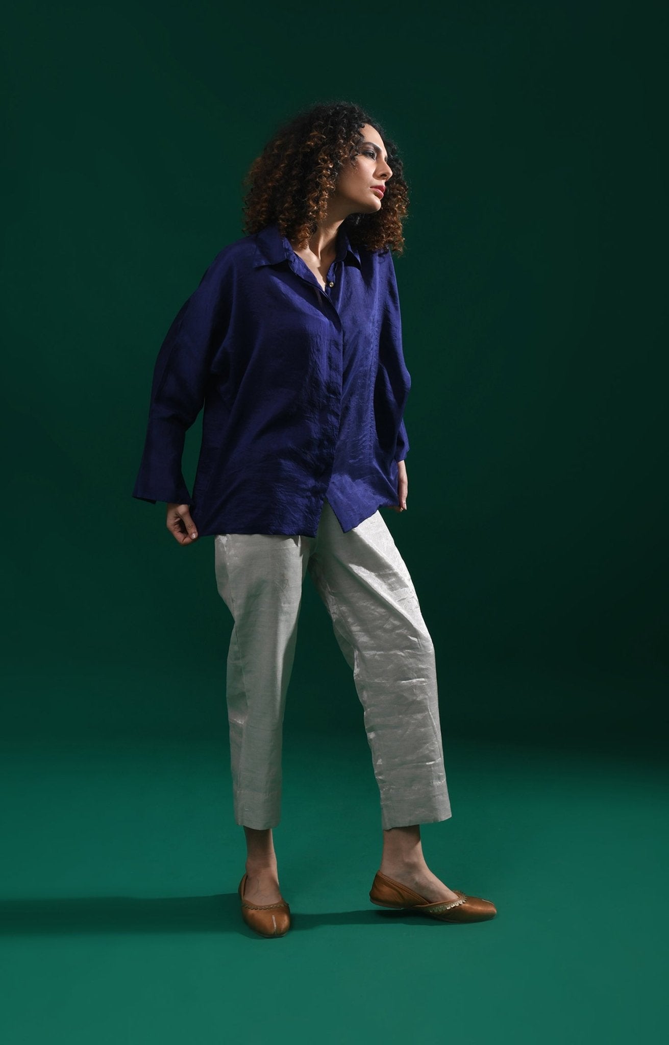 Angela Silk Shirt - CiceroniShirtsHiranya