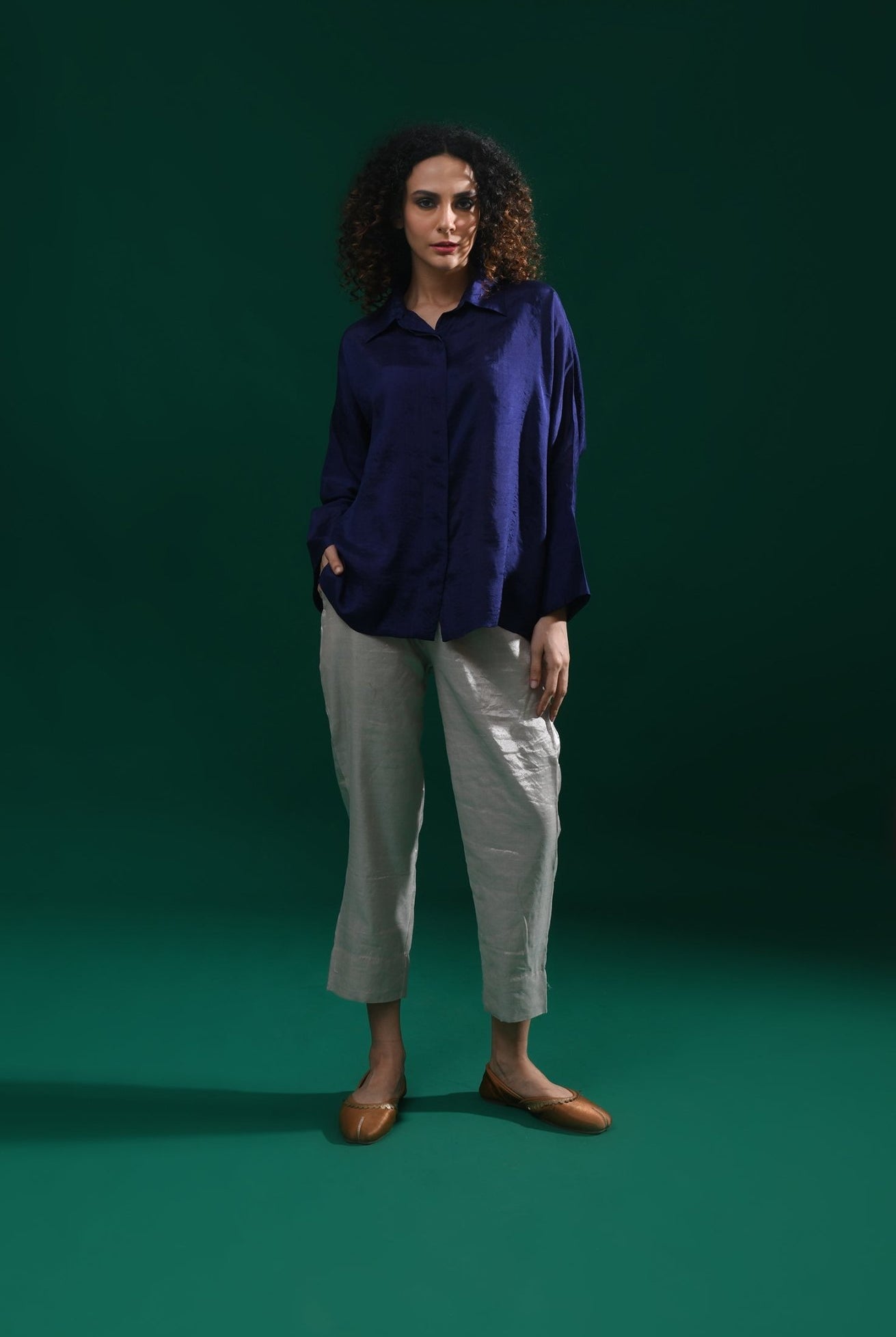 Angela Silk Shirt - CiceroniShirtsHiranya