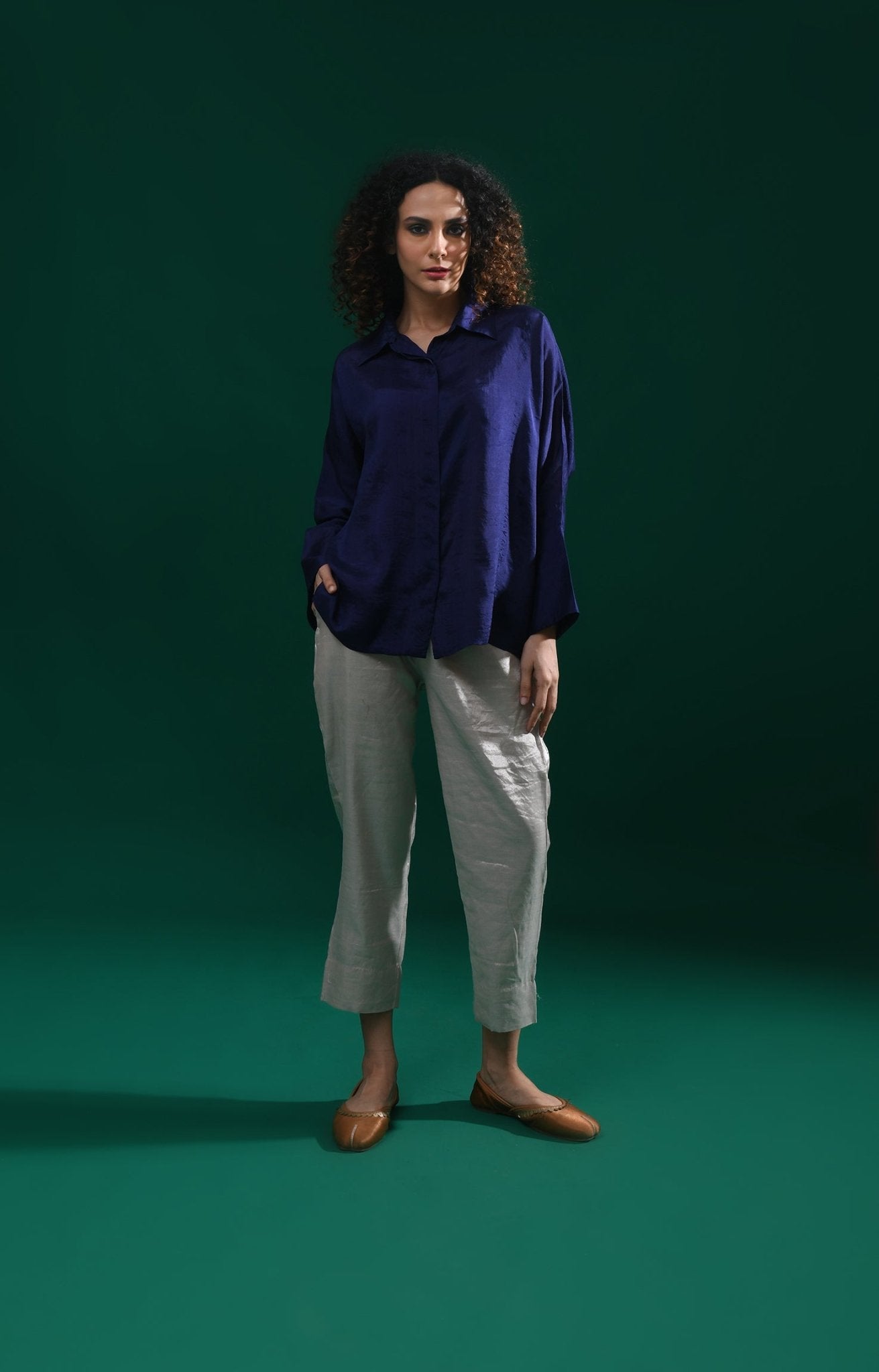 Angela Silk Shirt - CiceroniShirtsHiranya