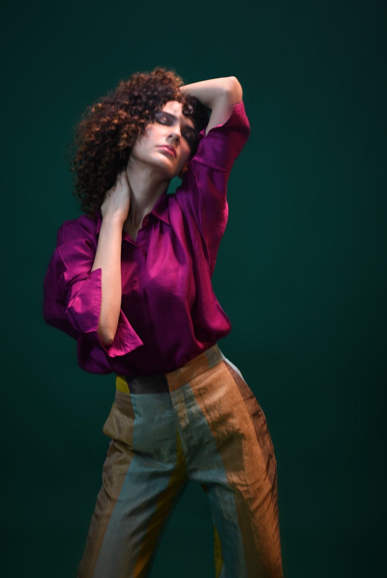 Angela Silk Shirt - CiceroniShirtsHiranya