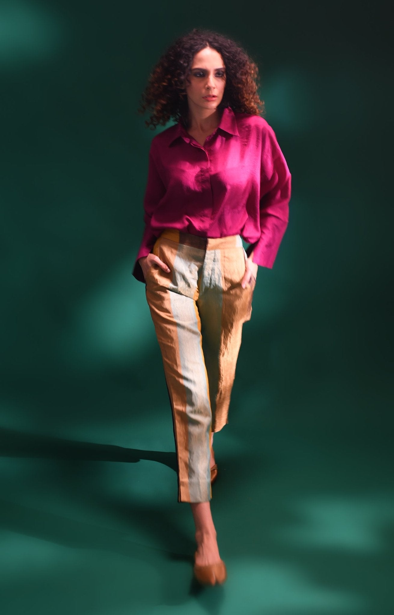 Angela Silk Shirt - CiceroniShirtsHiranya