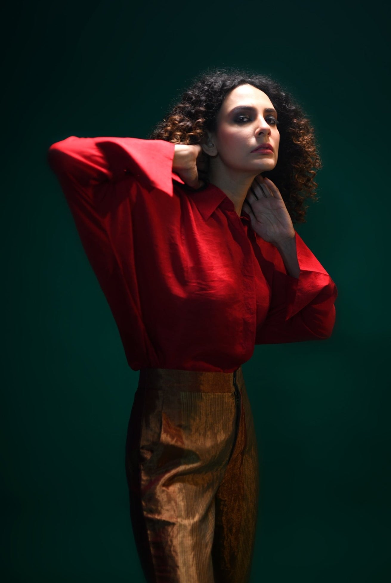 Angela Silk Shirt - CiceroniShirtsHiranya