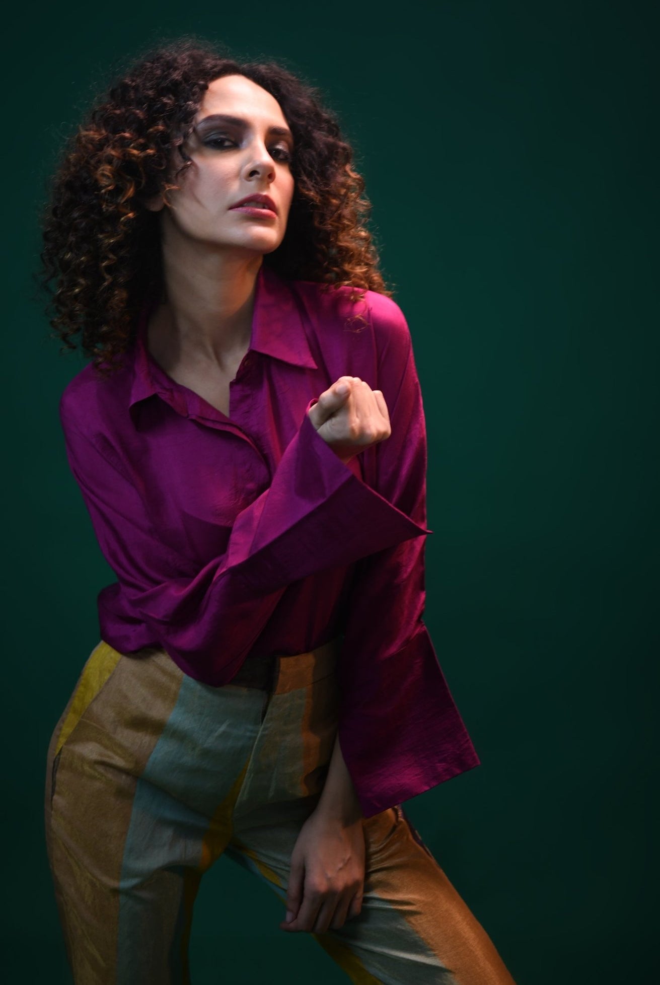 Angela Silk Shirt - CiceroniShirtsHiranya