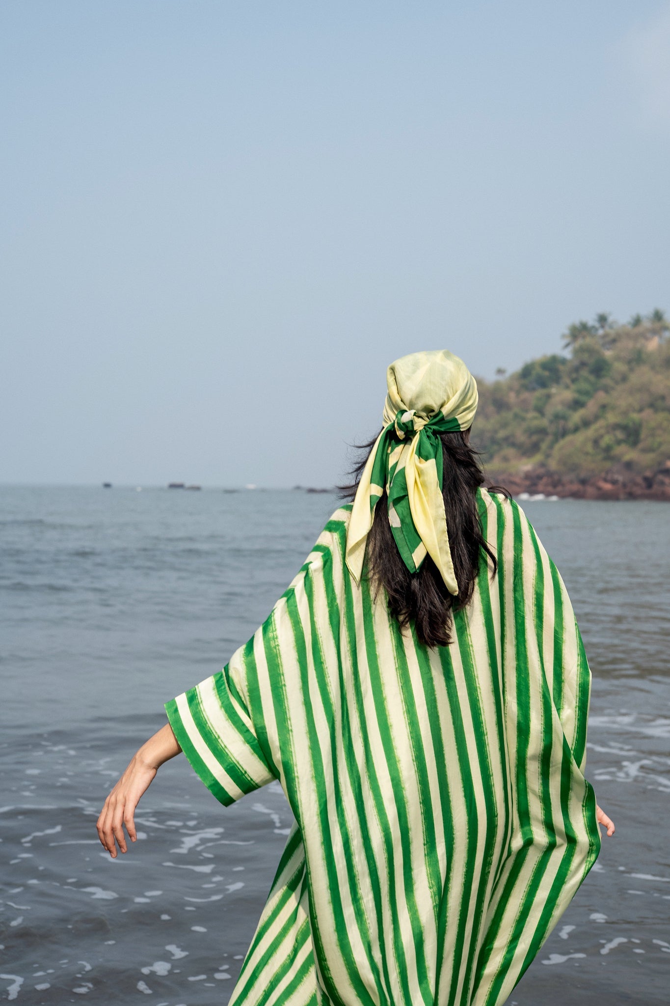 Angela Stripe Kaftan - CiceroniKaftanRAAS Life
