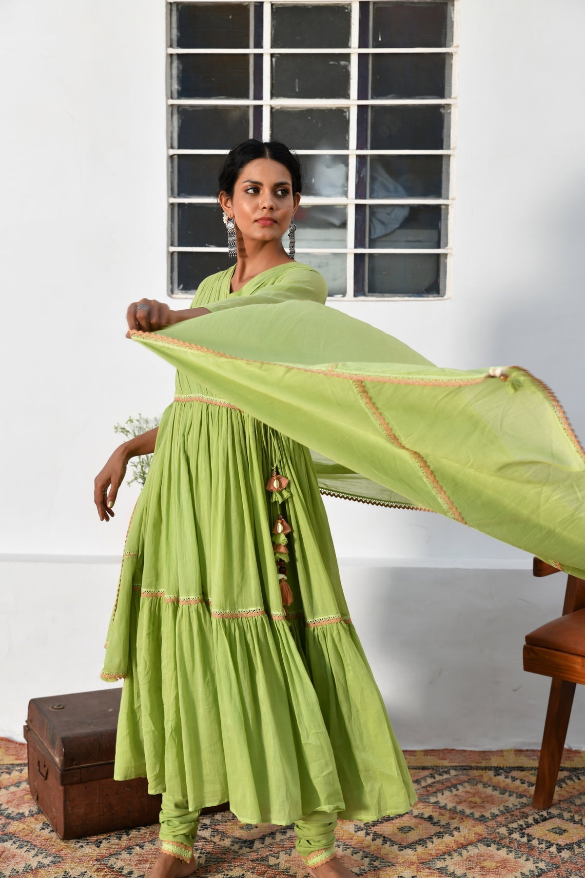 Angoori Angarkha Suit - CiceroniKurta Set, Festive WearOmaana