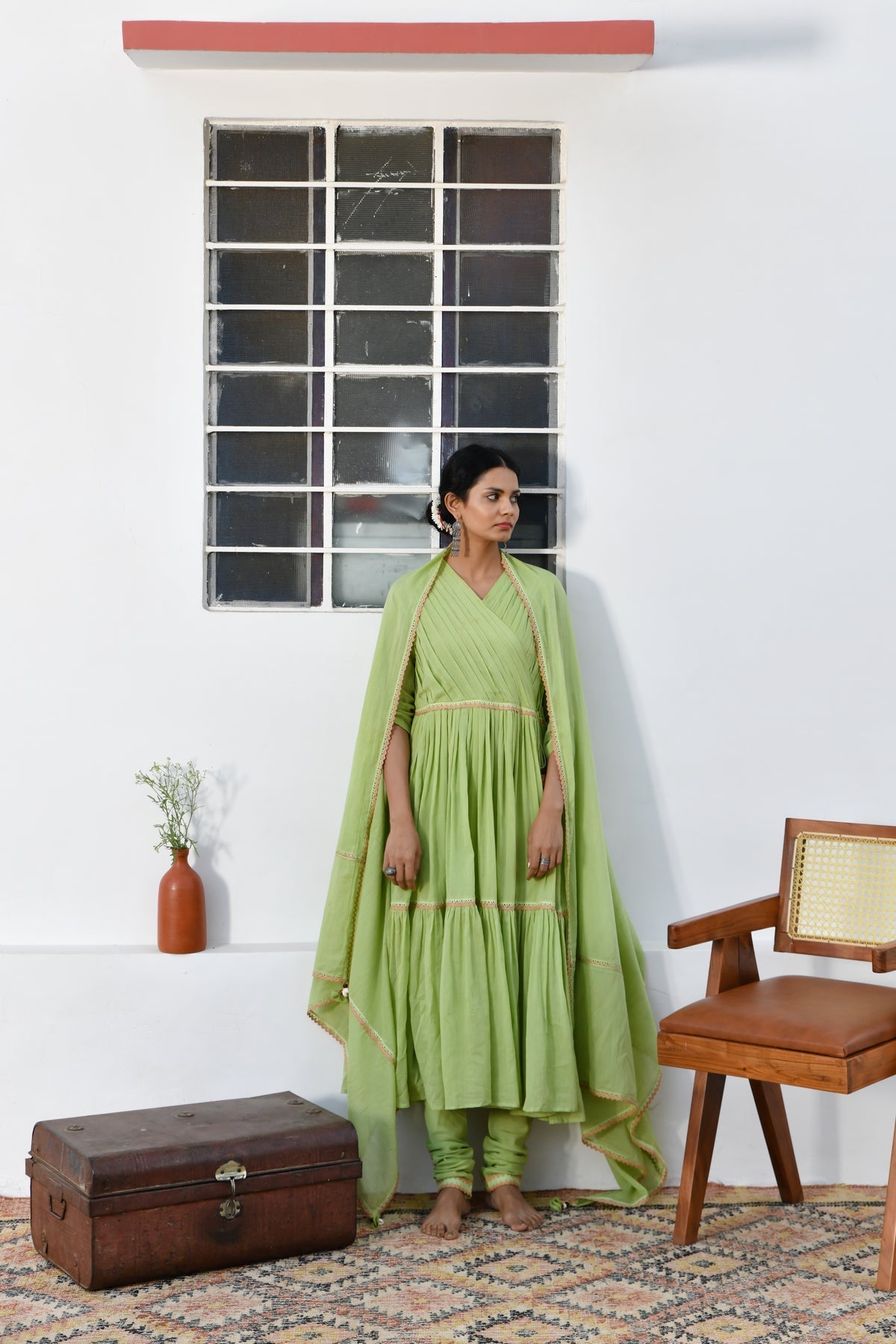 Angoori Angarkha Suit - CiceroniKurta Set, Festive WearOmaana