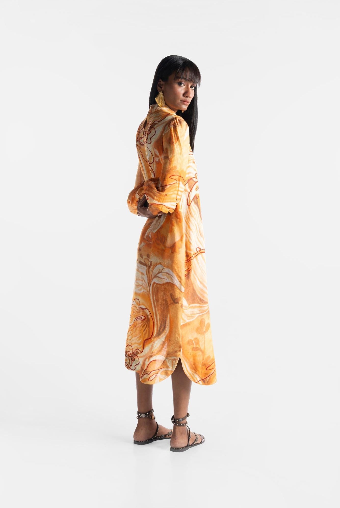 Apricot Crush Dress - CiceroniDressesEkastories