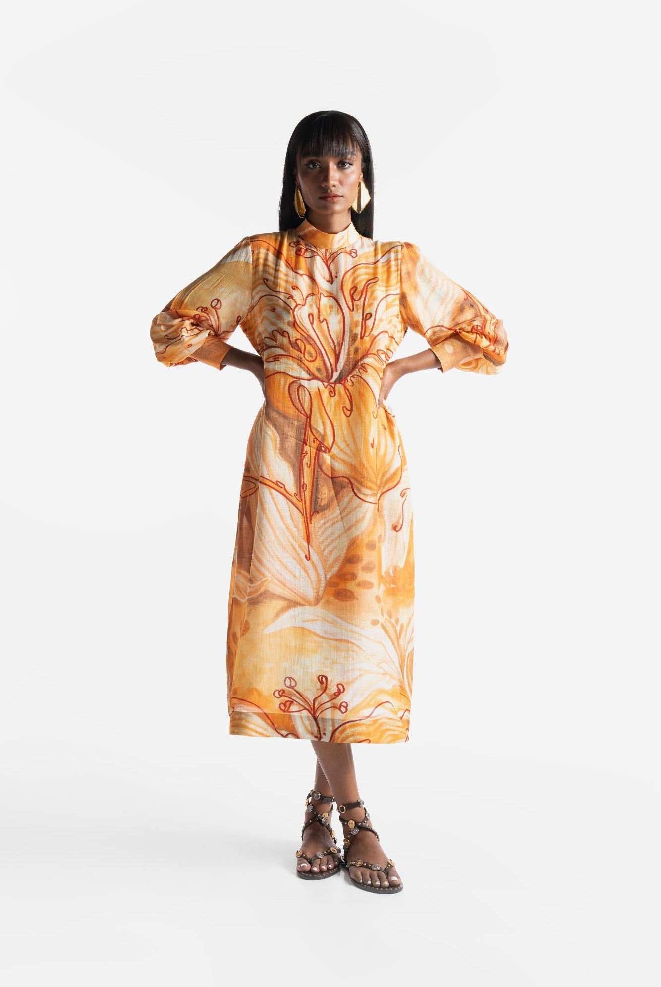 Apricot Crush Dress - CiceroniDressesEkastories