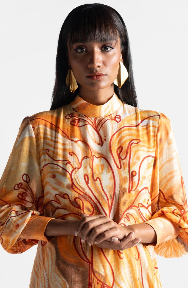 Apricot Crush Dress - CiceroniDressesEkastories