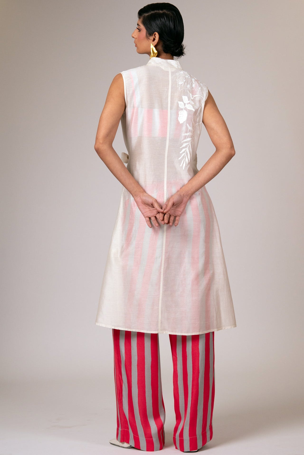 Argon - Sheer Wrap Dress, Bustier & Pants - CiceroniCo-ord SetMadder Much