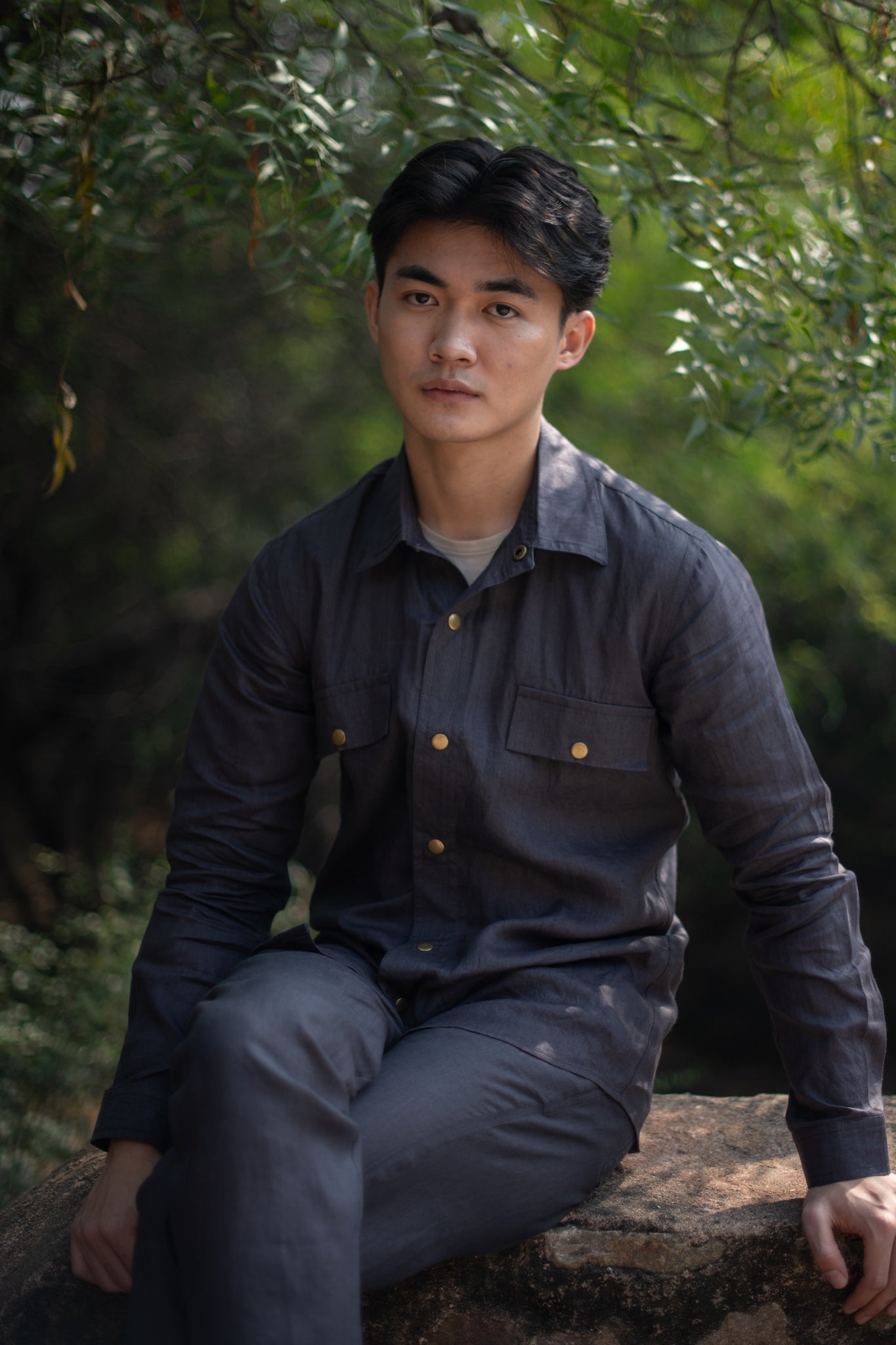 Arizona Relaxed Shirt - Charcoal - CiceroniShirtsThe Terra Tribe