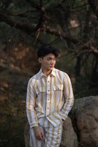 Arizona Relaxed Shirt - Yellow Stripe - CiceroniShirtsThe Terra Tribe