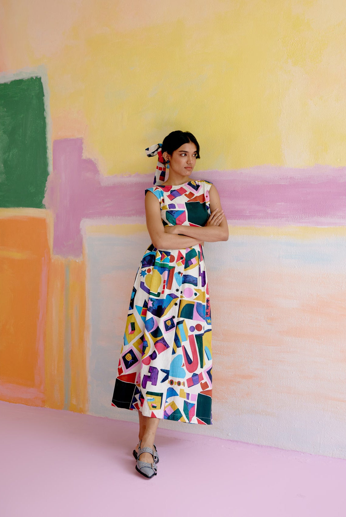 Art Co - ord Set in Arcade Print - CiceroniSkirt SetHappi Space