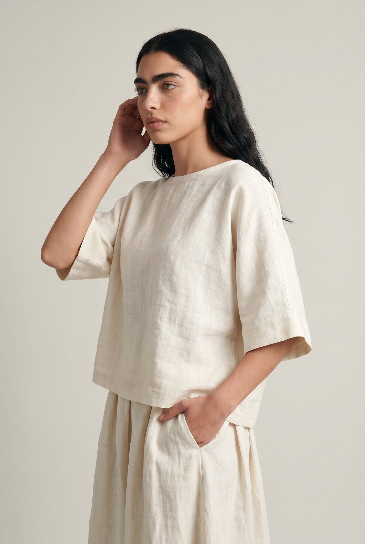 As of Now Set - Ivory - CiceroniSkirt SetPaeony
