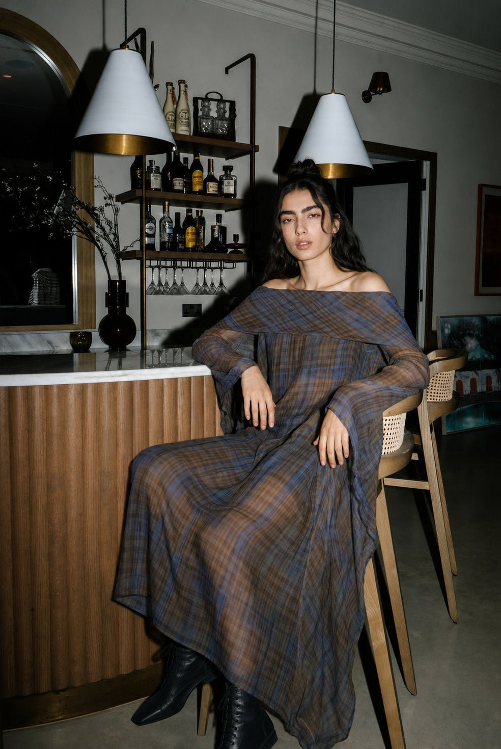 As you Like - 3 Way Style Dress in Mocha Weave - CiceroniDressesPaeony