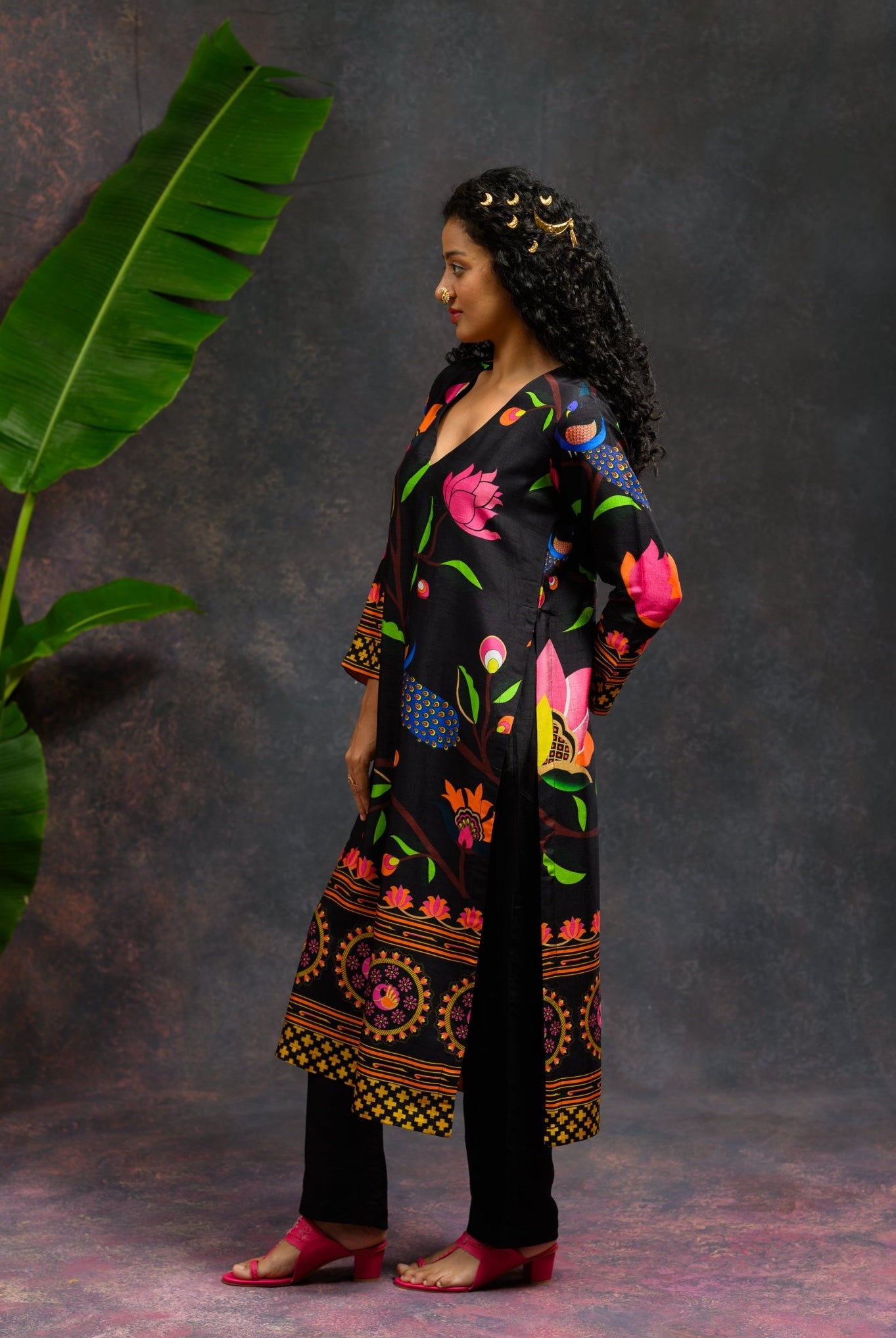 Asawali Black Kurta Set - CiceroniKurta SetsPrachi Kamat