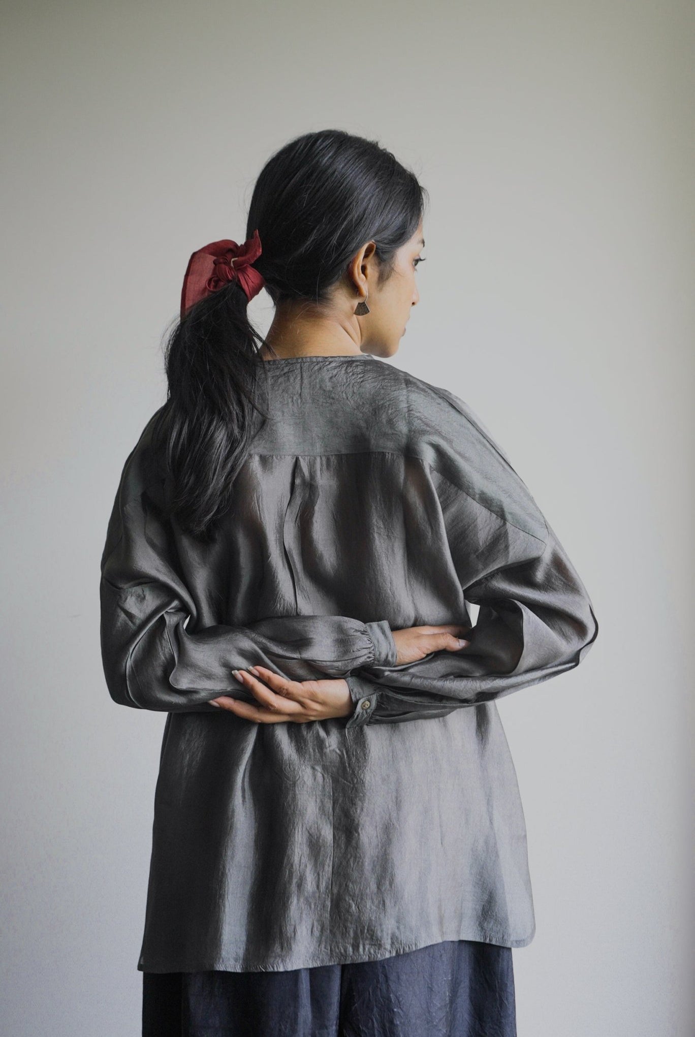 Ash Collarless Shirt - CiceroniWomen Shirtswith N.