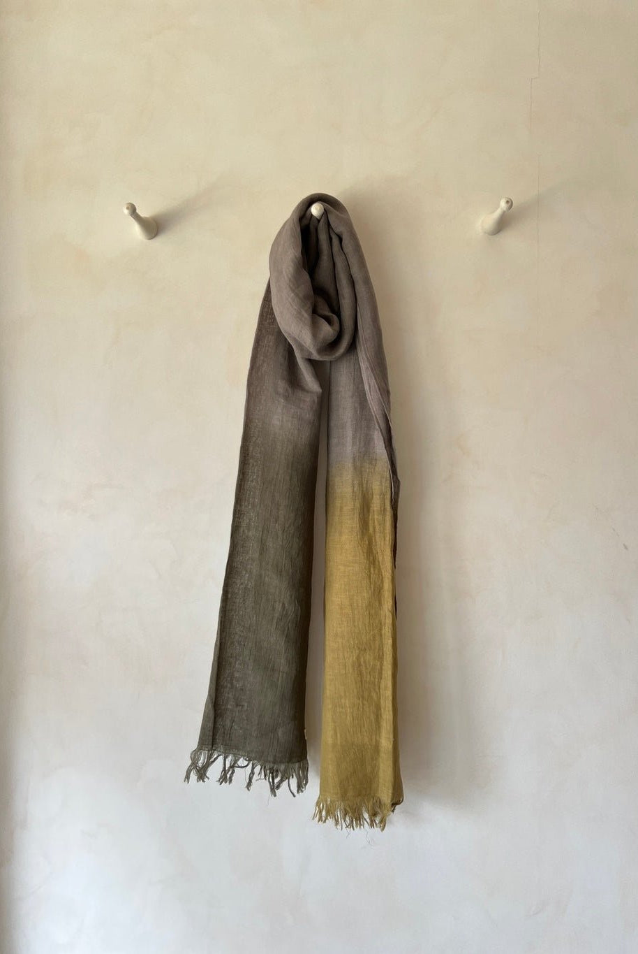 Ash Grey Ombre Stole - CiceroniScarvesPaeony