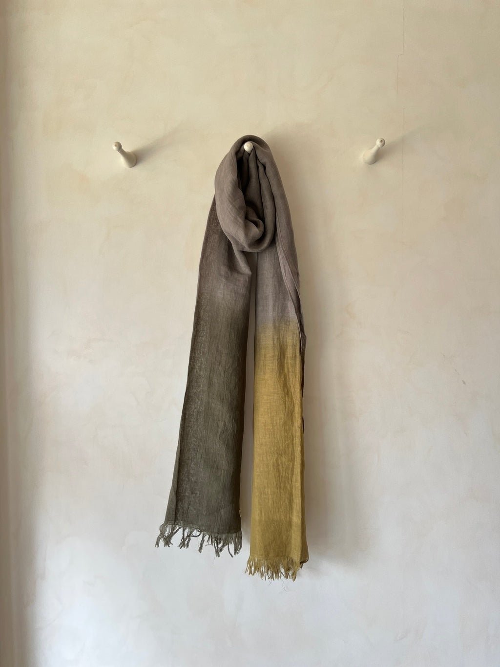 Ash Grey Ombre Stole - CiceroniScarvesPaeony