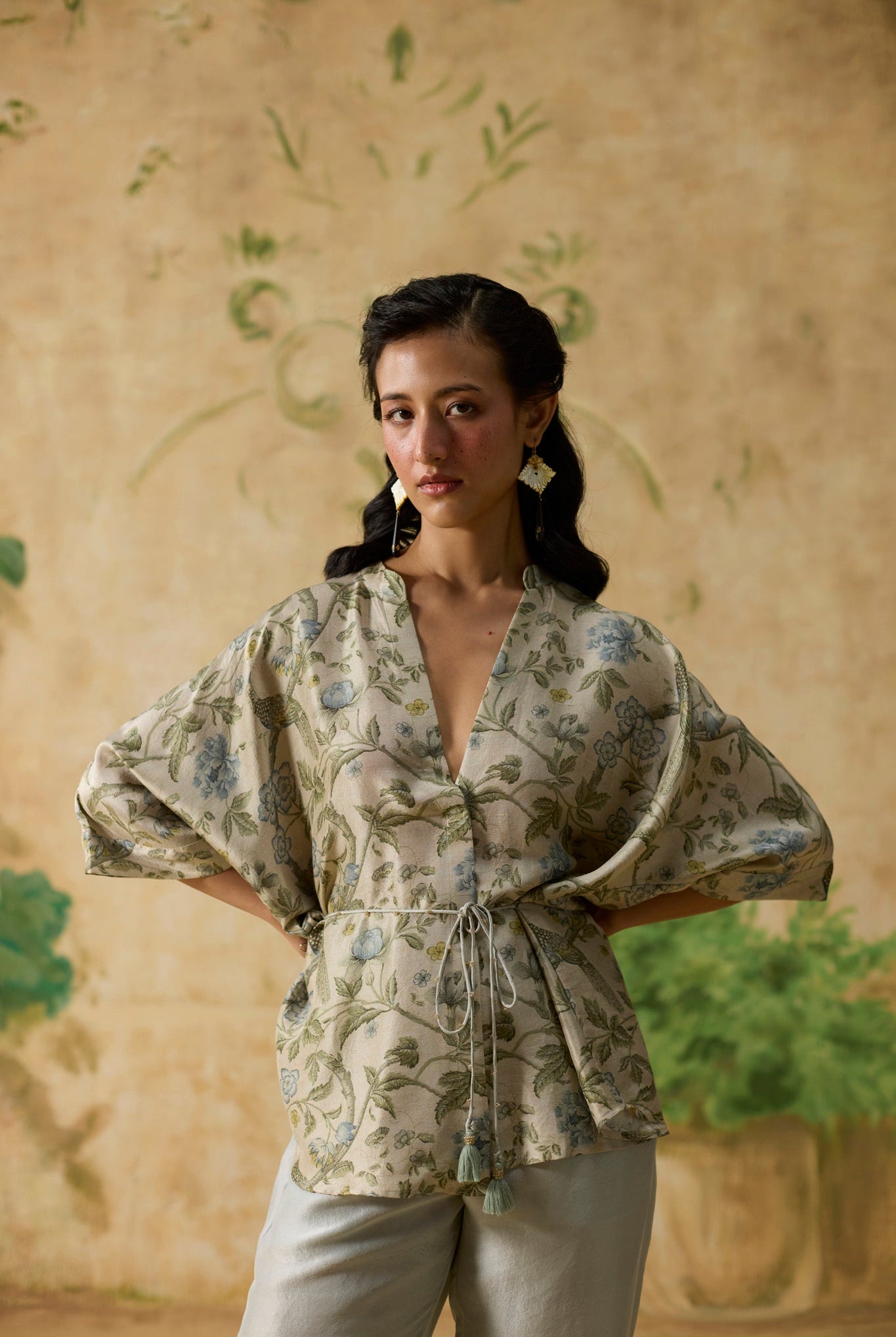 Ashen Co - ord Set - Grey and Light Blue - CiceroniCo - ord SetKhyati Rughani