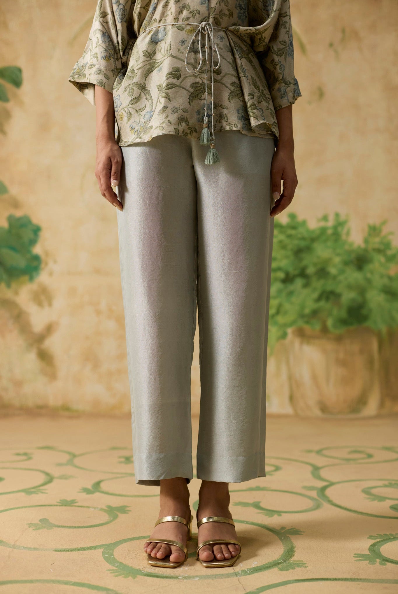 Ashen Co - ord Set - Grey and Light Blue - CiceroniCo - ord SetKhyati Rughani